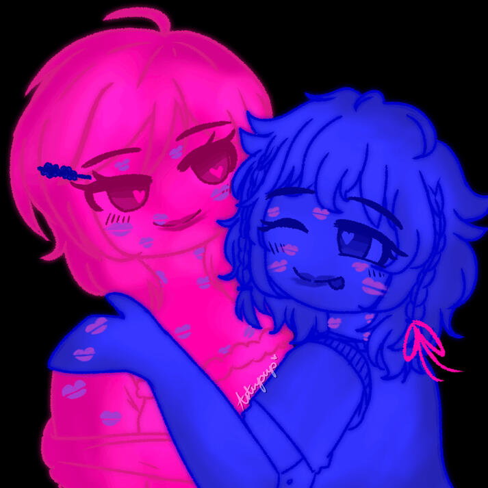 tv girl inspired couple art (2026)